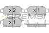 TOYOT 0446552091 Brake Pad Set, disc brake